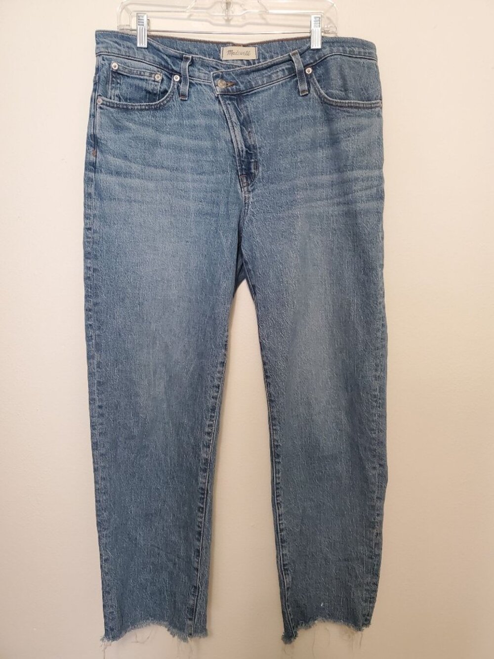 Madewell The Mid-Rise Perfect Vintage Straight Jean: Criss Cross Edition